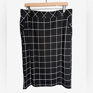 Liz Claiborne Ponte Knit Pencil Skirt Size Medium